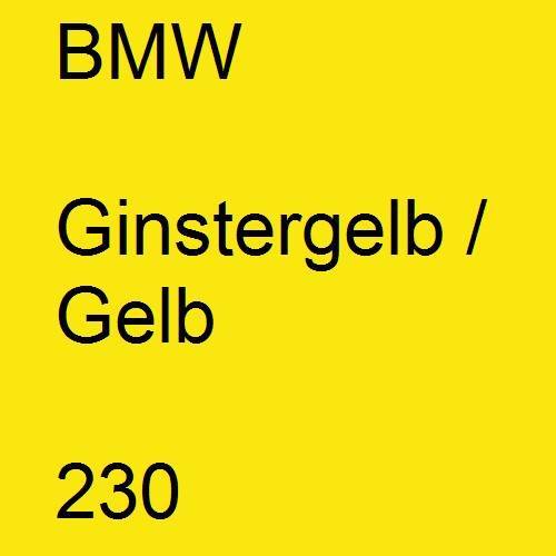 BMW, Ginstergelb / Gelb, 230.